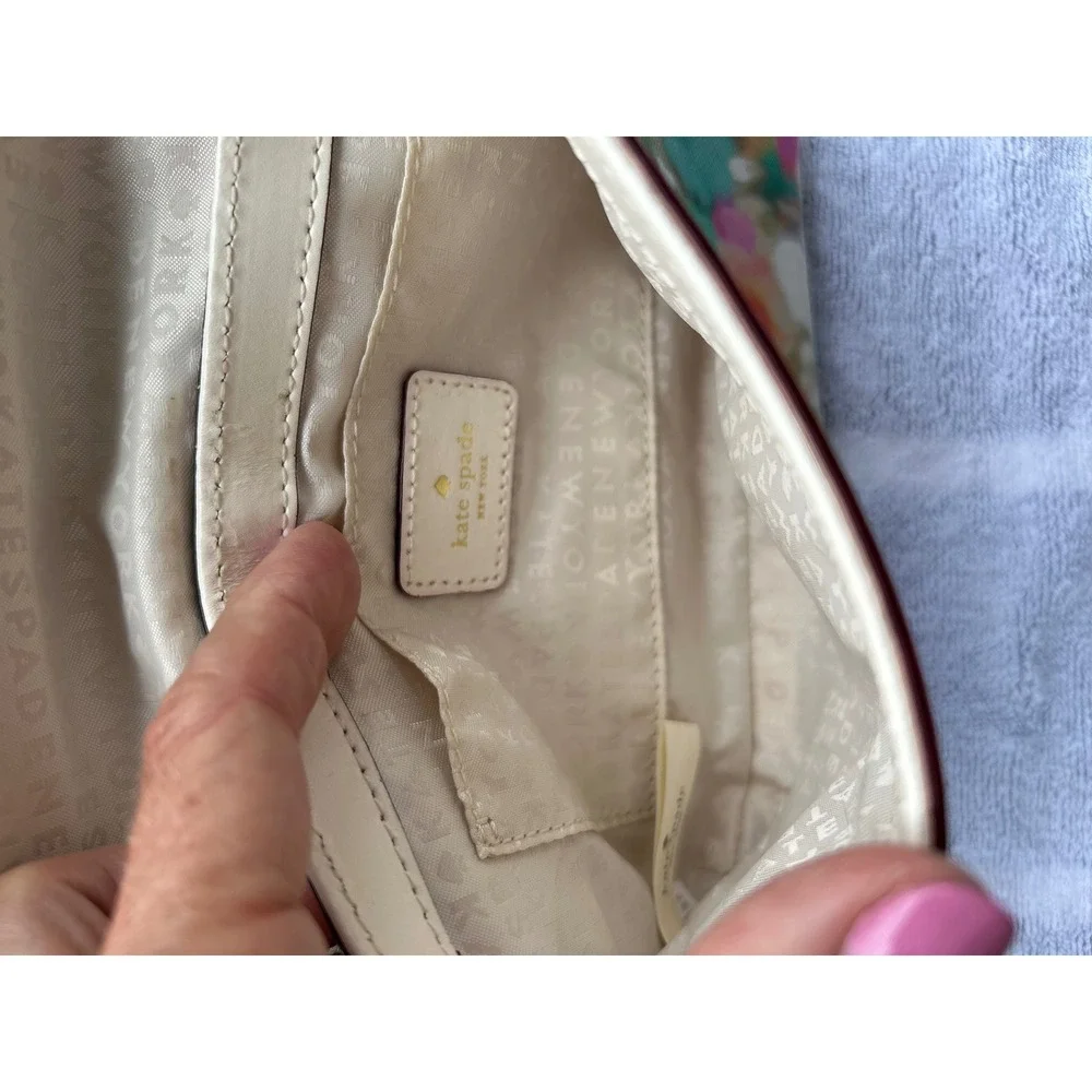 Kate Spade Bag Grant Street Sally Crossbody Pink Pastel Watercolor Floral Small